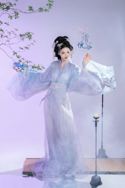 Gardenia - Warring States and Han Dynasty Straight Hem Robe