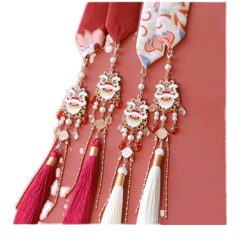 Hair Ties: Chinese Lions