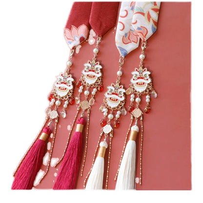 Hair Ties: Chinese Lions