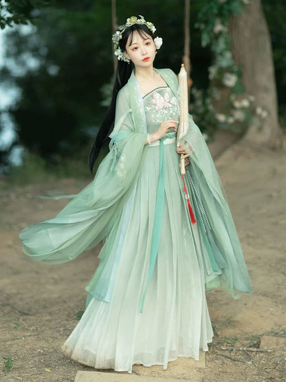 Mengdie 梦蝶 - Tang Dynasty Style Qiyao Ruqun