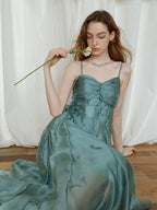 Butterfly Whisper Aqua Dress