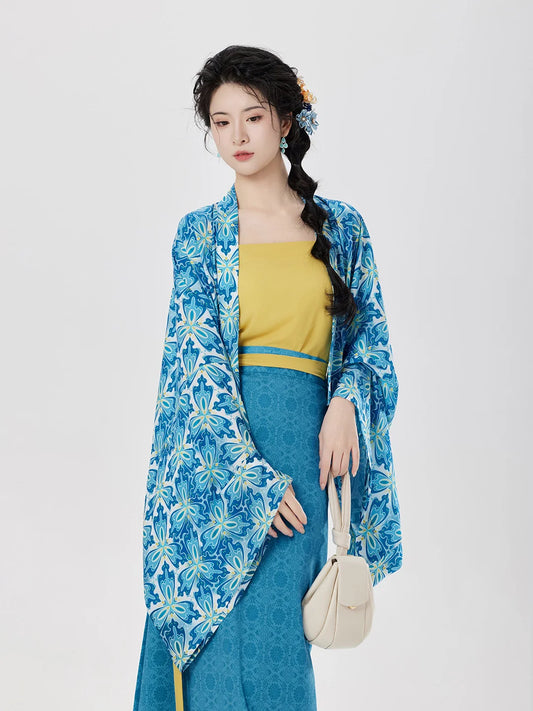 Coconut Forest 椰风林 - Modern Song Dynasty Hanfu Outfit (Preorder)