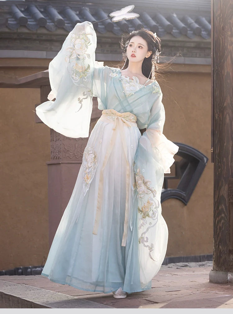 Jade Lotus 玉莲 - Wei Jin Fairy Style Qiyao Ruqun