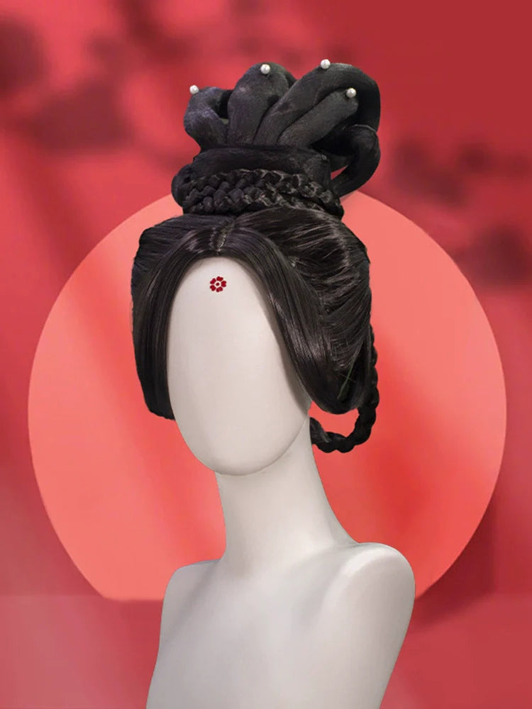 Hibiscus - Chinese Style Hair Wig for Hanfu