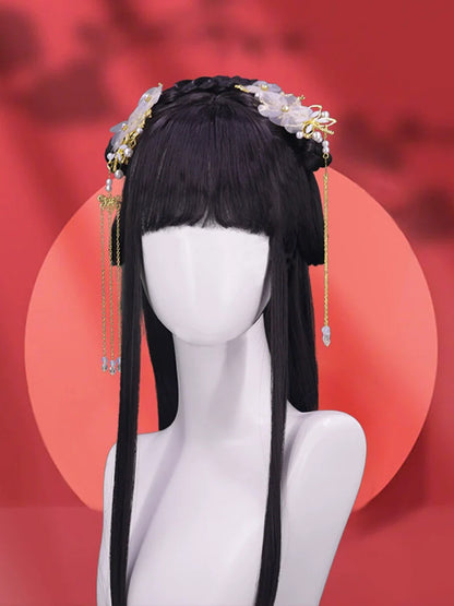 Listening to Rain - Chinese Style Hair Wig for Hanfu