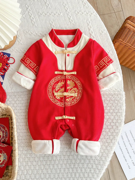Oriental - Chinese New Year Festival Baby Onesies for Boys and Girls