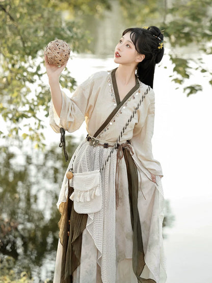 New Chinese Style, Modern Hanfu, Travelling Lotus