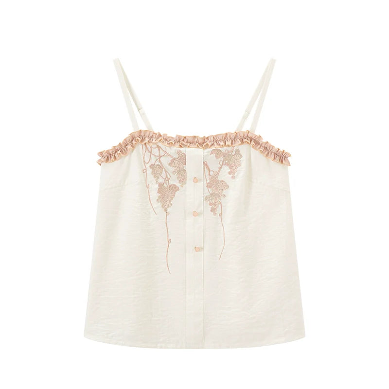 Morning Mist Rose - Modern Hanfu Outfit (Preorder)