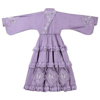 Qi Lolita Dress, Orchid Garden 蝴蝶兰园