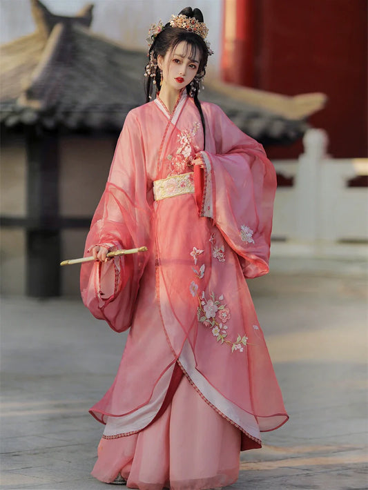 Dancing Fairy - Warring States and Han Dynasty Straight Hem Robe