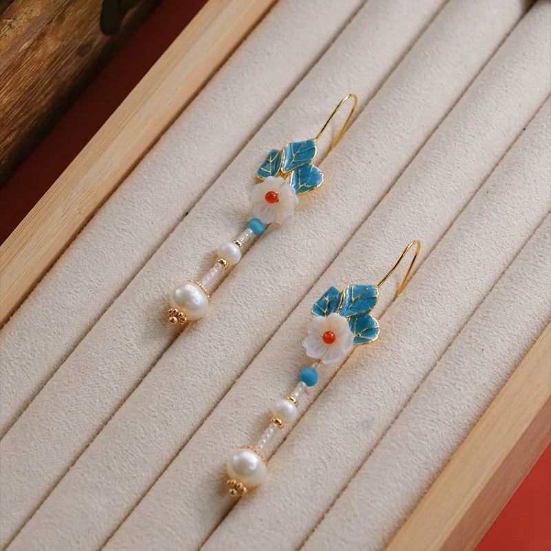 Royal Tassels Chinese Style Earrings