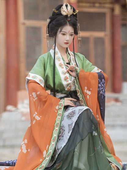 Butterfly Scroll 蝴蝶图卷 - Wei Jin Goddess Style Qiyao Ruqun