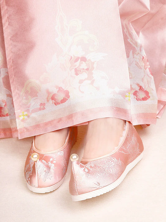 Grace - Chinese Style Brocade Hanfu Shoes
