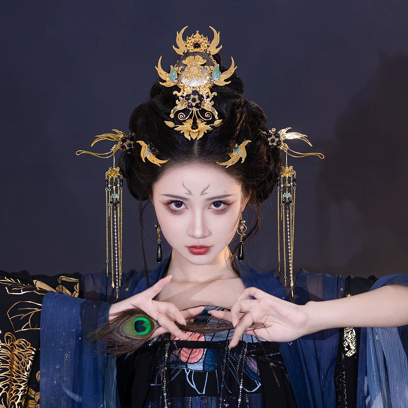 Hanfu Hair Accessories Set: Xi Wei