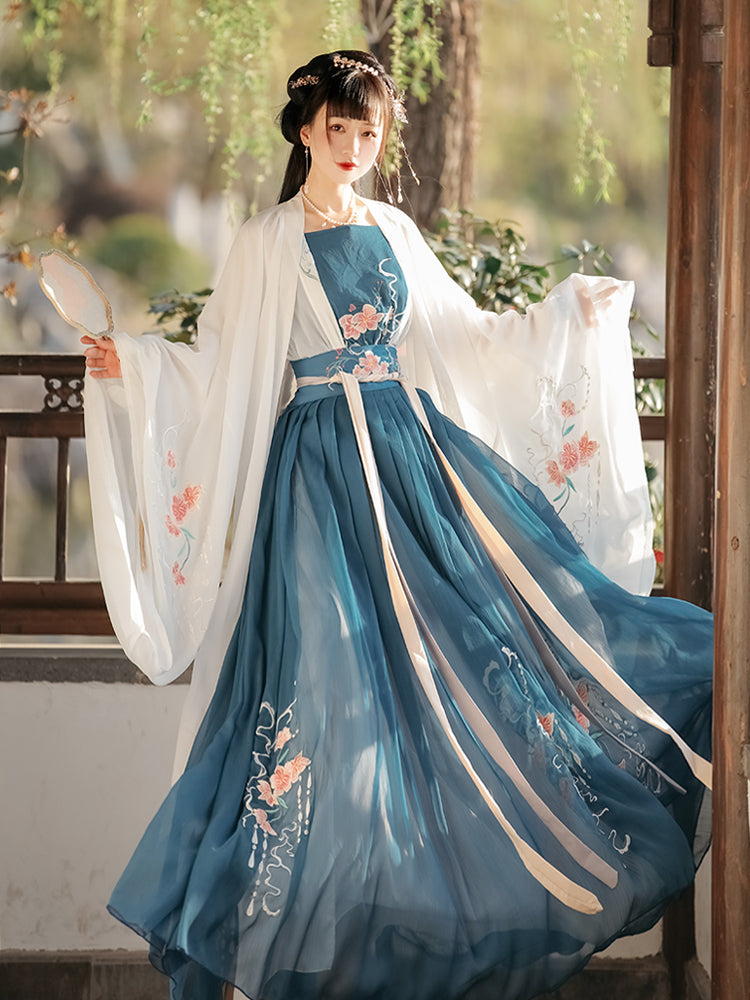 Hanjiao 含娇 - Song Dynasty Style Qiyao Ruqun Hanfu