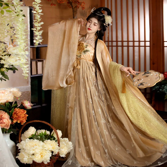Yang Guifei 杨贵妃 - Tang Dynasty Style Hanfu Dress Heziqun