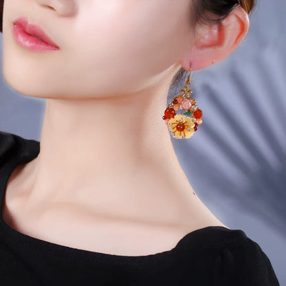 Huaqiu Chinese Style Earrings