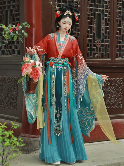 Jingwei 精卫 - Northern Southern Dynasties Goddess Hanfu