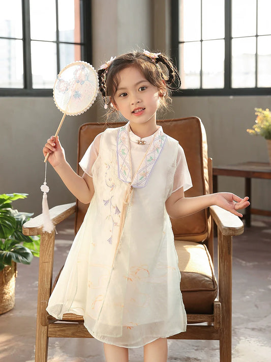 Acacia - New Chinese Style Ming Dynasty Hanfu for Girls