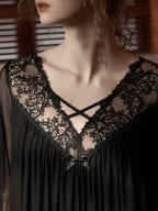 Romantic Lace Sheer Nightgown