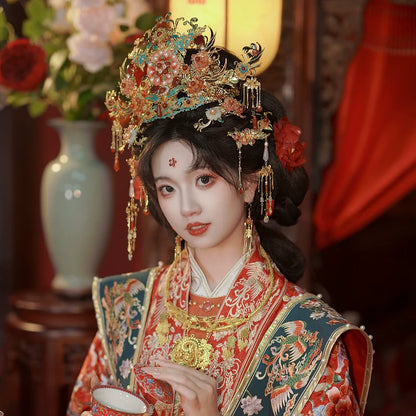 Chinese Wedding Hair Accessories: Jinfeng
