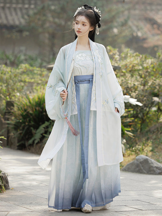 Yujie 玉洁 - Song Dynasty Style Qiyao Ruqun Hanfu
