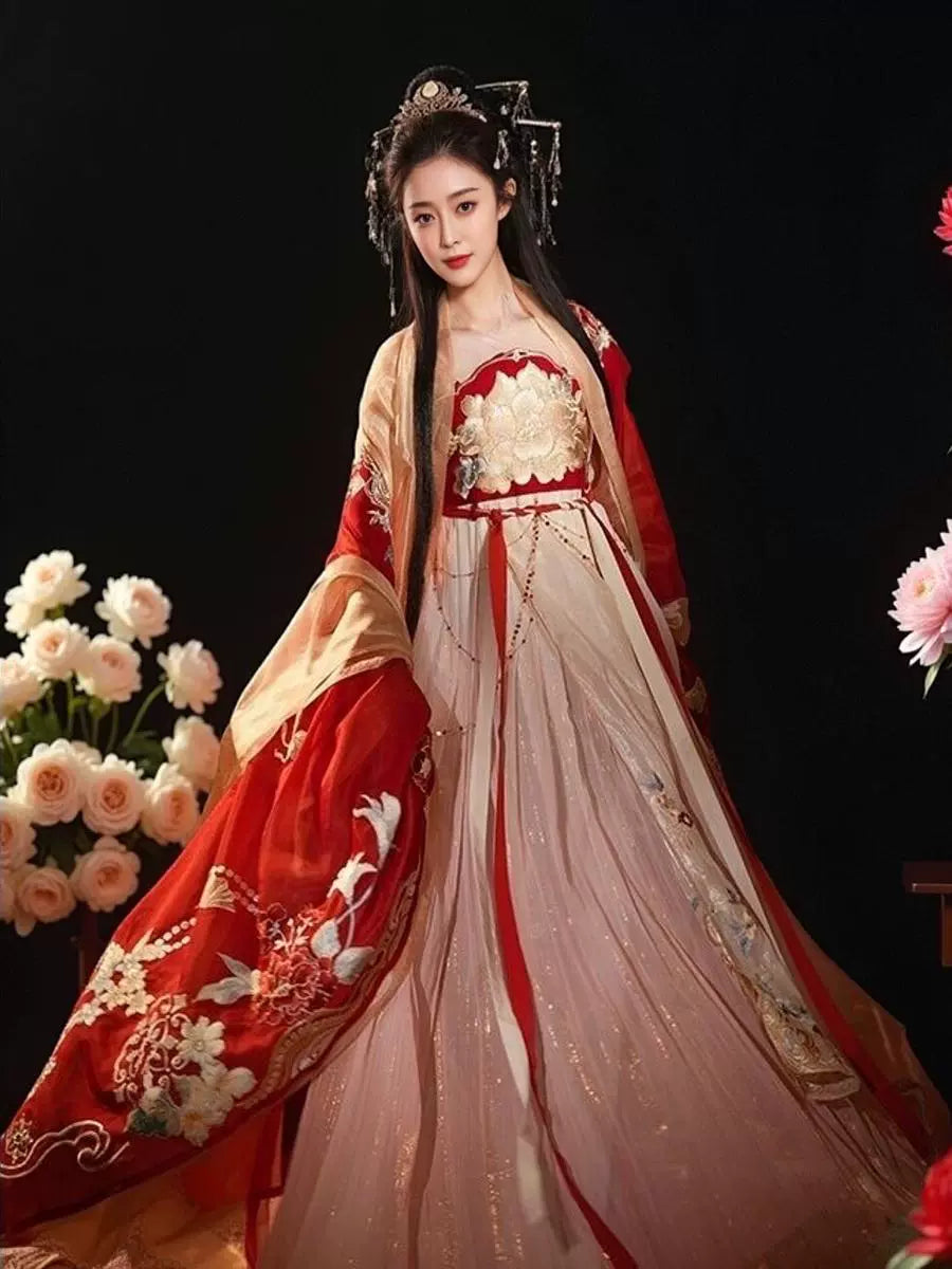 Luochuan 洛川 - The Tang Dynasty Wedding, Bridal Gown (Preorder)