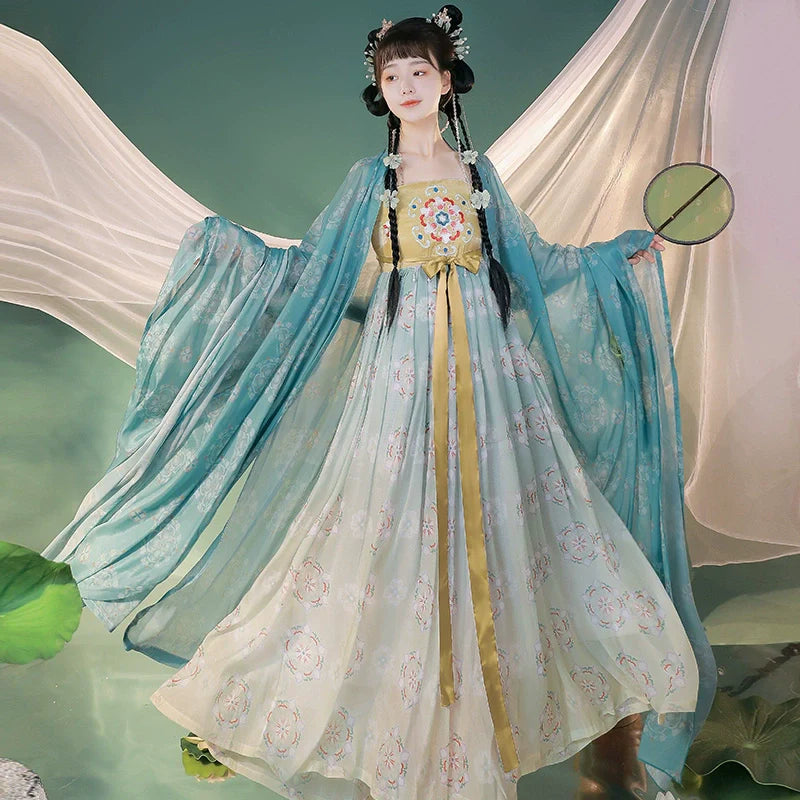 Lin'an Yao 临安遥 - Tang Dynasty Style Hanfu Dress Heziqun