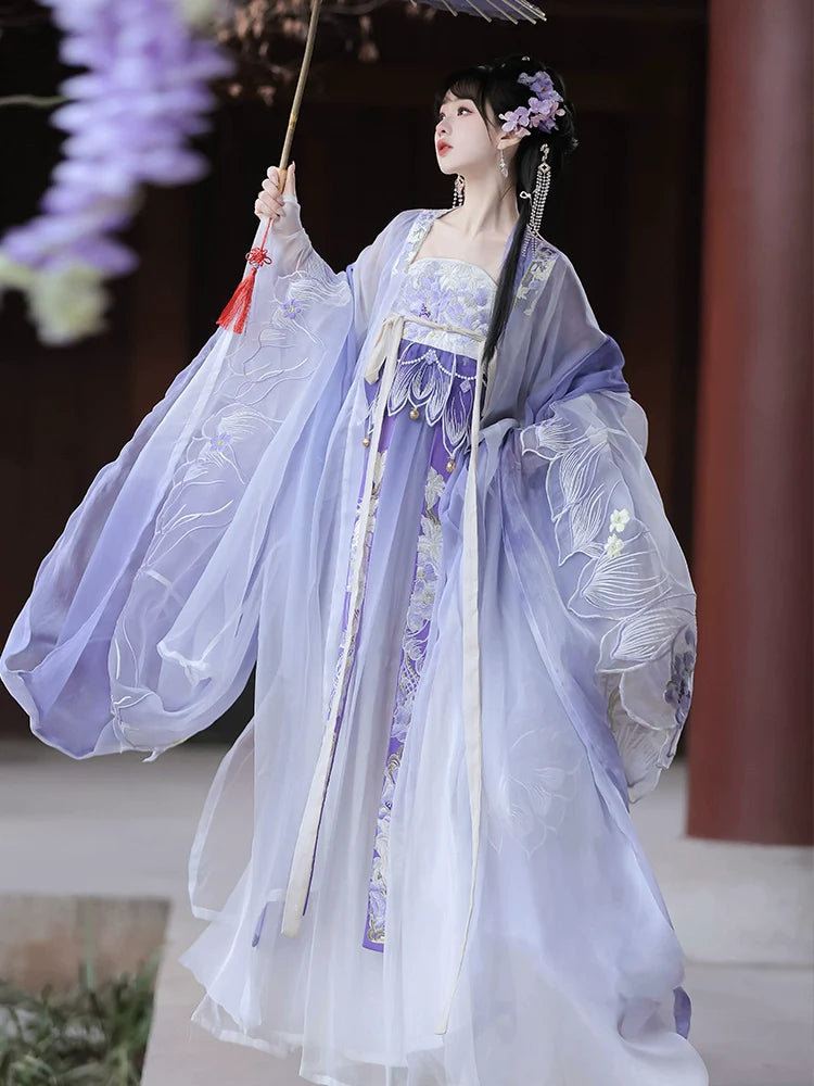 Fanghua - Tang Dynasty Style Hanfu Dress Heziqun