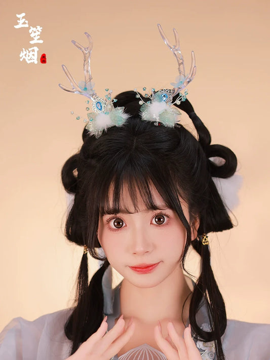 Hair Clips: Festive Dragon