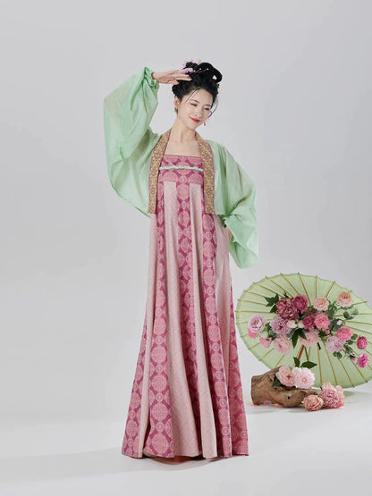 Mu Yao 沐瑶 - Modern Tang Dynasty Hanfu Famen Temple Outfit (Preorder)