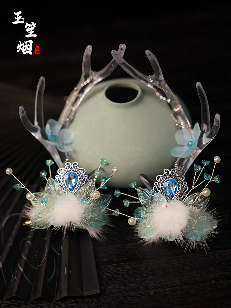 Hair Clips: Festive Dragon