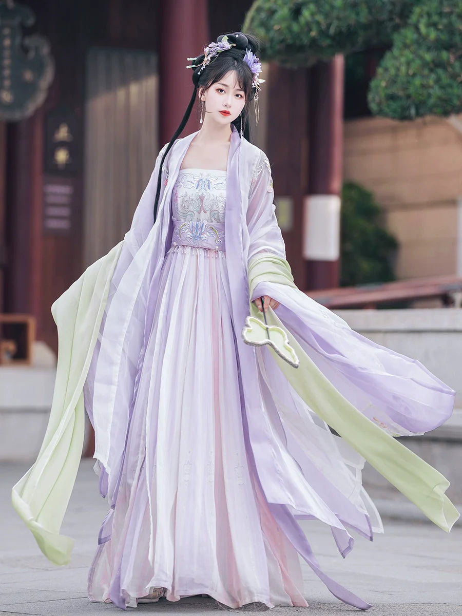 Little Grape 小葡萄 - Tang Dynasty Style Hanfu Dress Heziqun