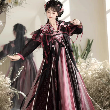 Song of Luo 洛之瑶 - Tang Dynasty Style Qixiong Ruqun