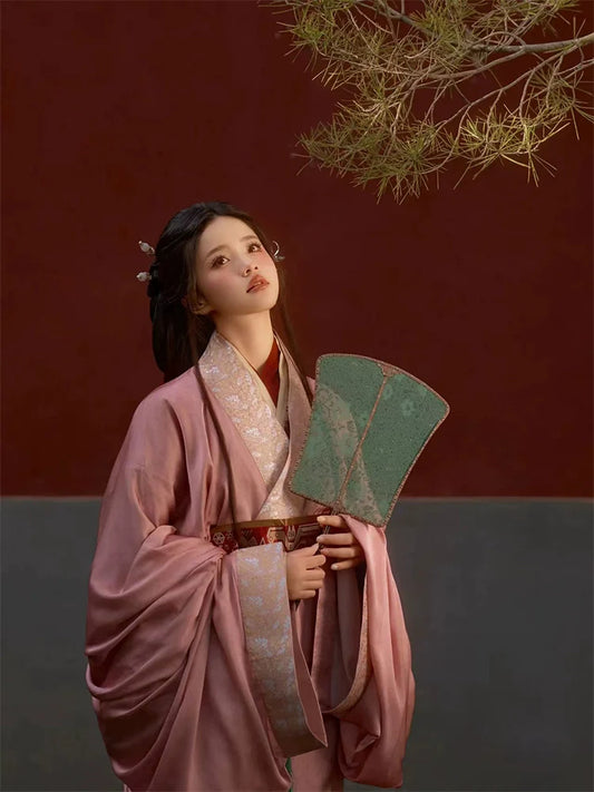 Cherry - Warring States and Han Dynasty Straight Hem Robe