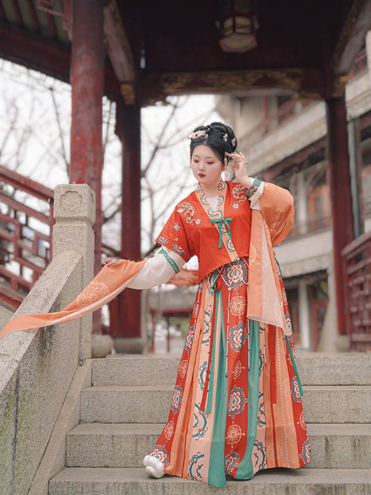 Silk Road - Tang Dynasty Hanfu Matching Set