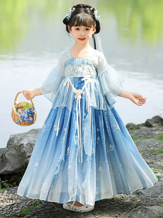 Celeste - Tang Dynasty Hanfu Dress for Girls