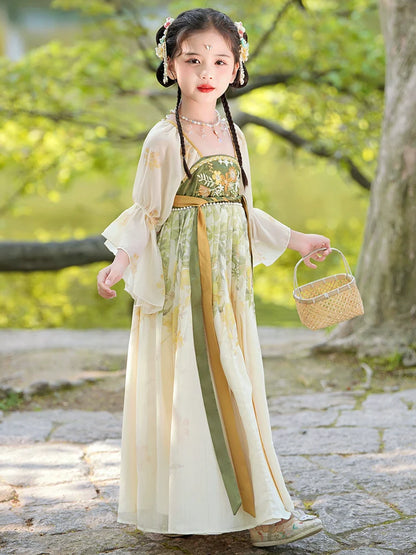 Wind Princess - Tang Dynasty Hanfu Dress for Girls
