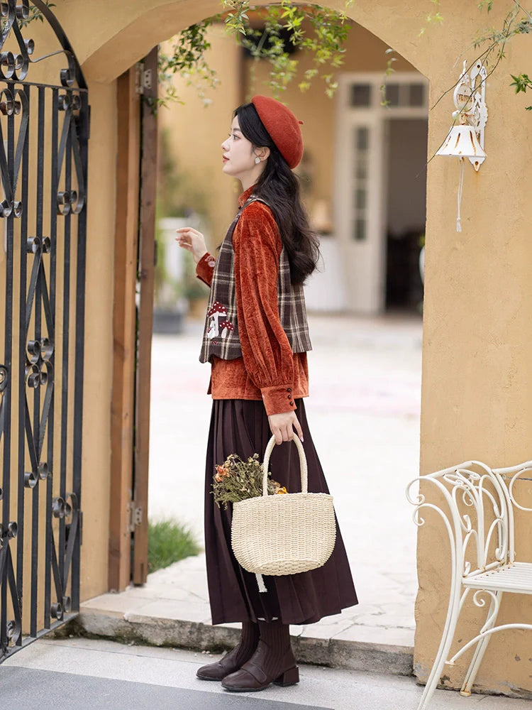 Ming Dynasty Modern Hanfu, Mushroom Rabbit 蘑菇兔 (Preorder)