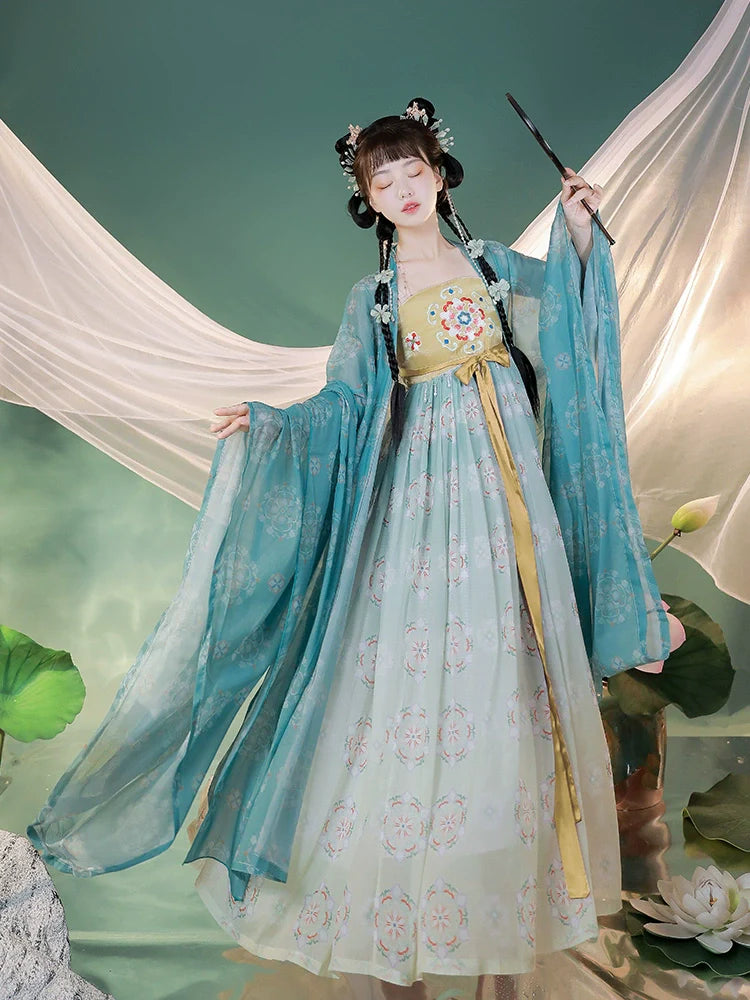 Lin'an Yao 临安遥 - Tang Dynasty Style Hanfu Dress Heziqun