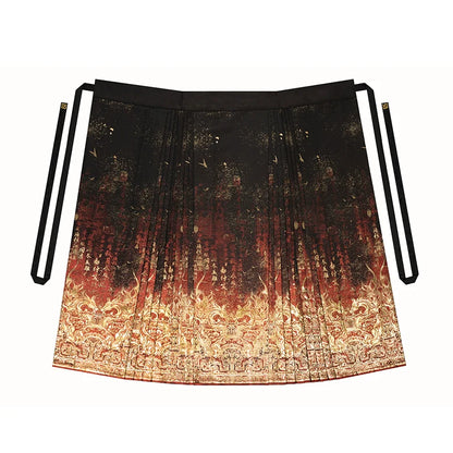 Ming Dynasty Modern Hanfu, Mamianqun, Dansha 丹砂 (Preorder)