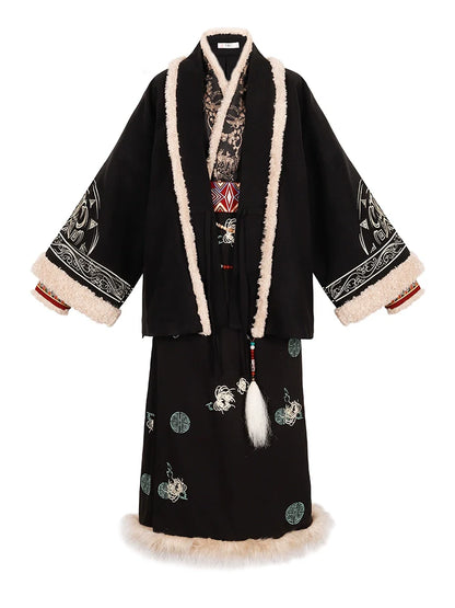 Song Dynasty Hanfu, Qiyao Ruqun, Cangxuan 苍弦