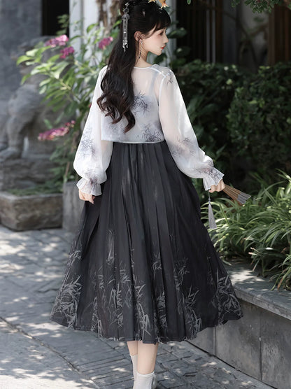 Tang Dynasty x Modern Hanfu: Ember Bamboo 竹烬