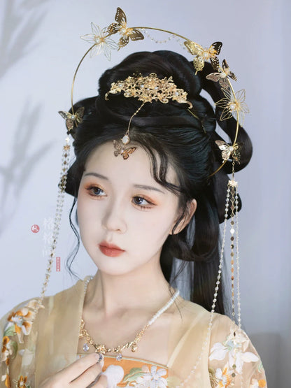 Hanfu Hair Accessories Set: Butterfly Dance
