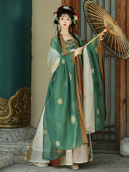 Memories of Tang 盛唐忆 - Tang Dynasty Style Qixiong Ruqun