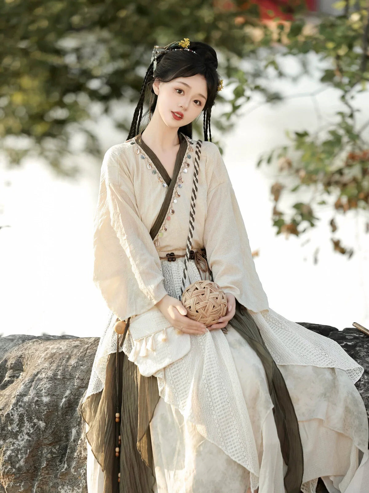 New Chinese Style, Modern Hanfu, Travelling Lotus