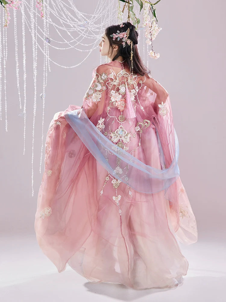 Huayan 花颜 - Tang Dynasty Style Hanfu Dress Heziqun