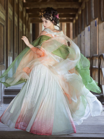 Pear Fragrance - Wei Jin Fairytale Style Qiyao Ruqun