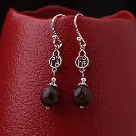 Literature Chinese Style Earrings