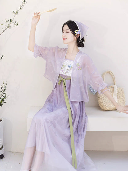 Tang Dynasty x Modern Hanfu: Ice Grapes 葡萄冰柠 (Preorder)